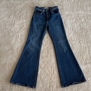 Abercrombie viral Flared Blue Denim Jeans